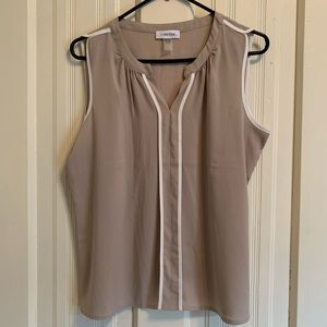 Calvin Klein Sleeveless Blouse Size M